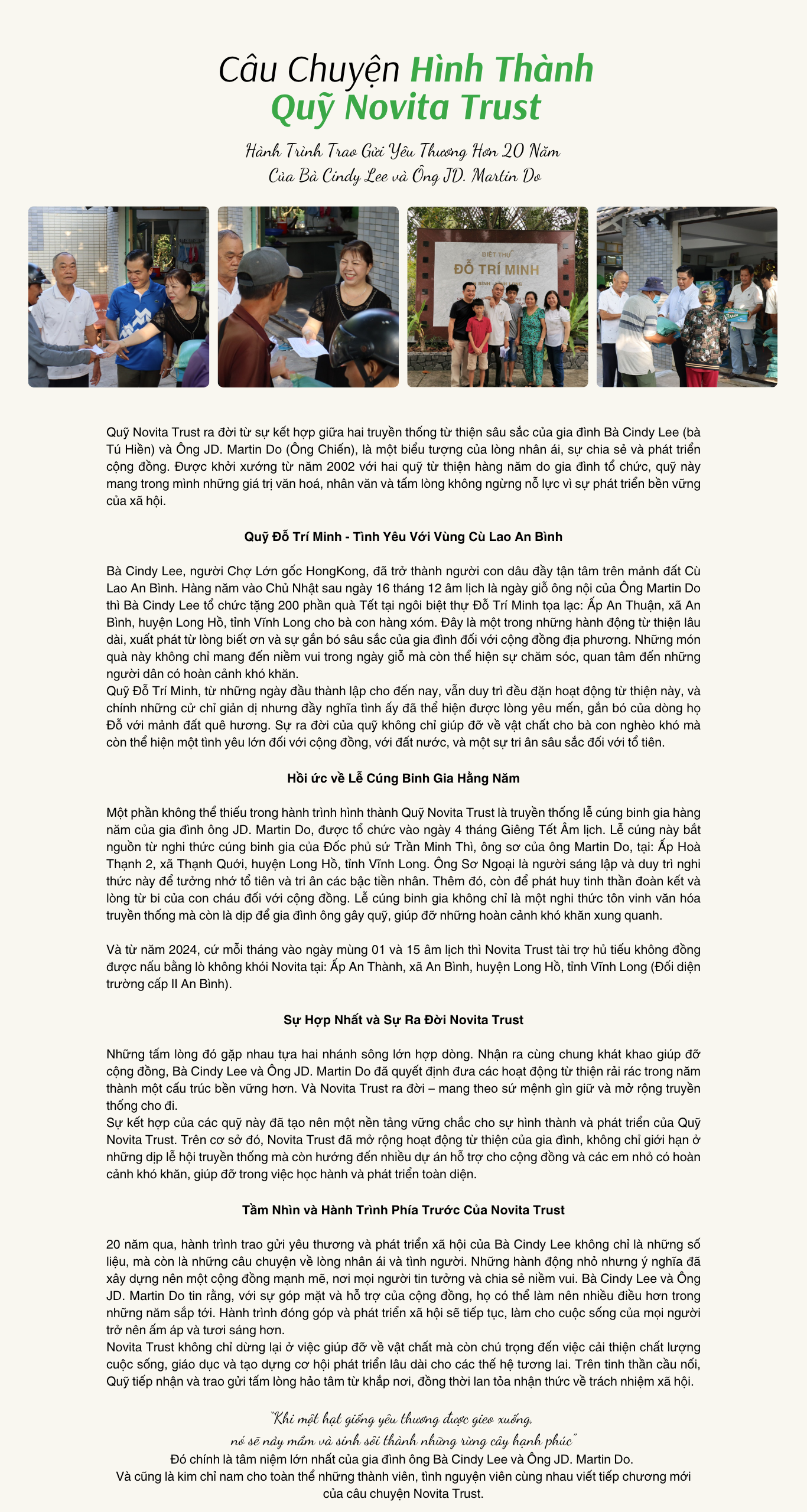 Câu chuyện hình thành